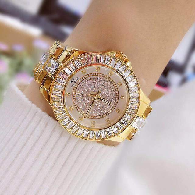 2022 Diamond Watches Women Famous Brand Fashion Ceramic Wristwatches Women Ladies Stainless Steel Female Clock Relogio Feminino