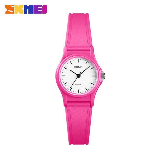 SKMEI Colorful Childhood Quartz Watches Simple Soft Kids Wristwatches Fashion Waterproof Boys Watch Ladies relogio infantil 1401