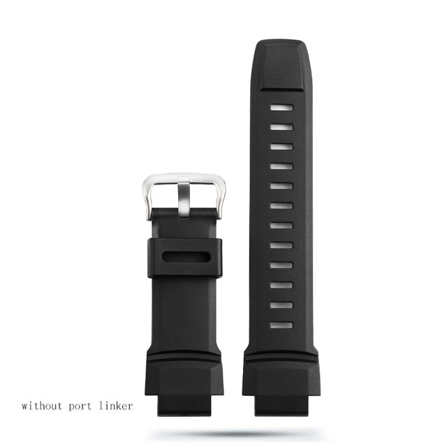 Watches Silicone Rubber Wrist Strap For Casio PROTREK PRG-260/270/550/250 PRW-3500/2500/5100 Replacement Bracelet Black 18mm