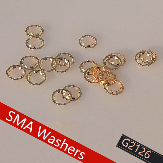 100pcs/lot SMA Screw Nuts/Separator Washers/Spring Pads for RP-SMA/SMA Female Fender Jack Wholesale