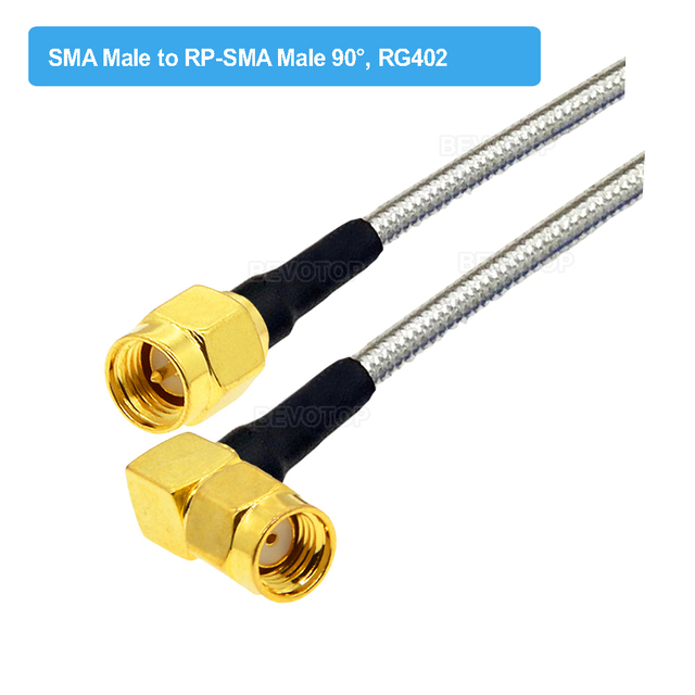 RG402 SMA Male to SMA Male Plug Semi Flexible Silver RG402 Test Cable High Frequency 50ohm 6GHz RF Pigtail Coaxial Cable