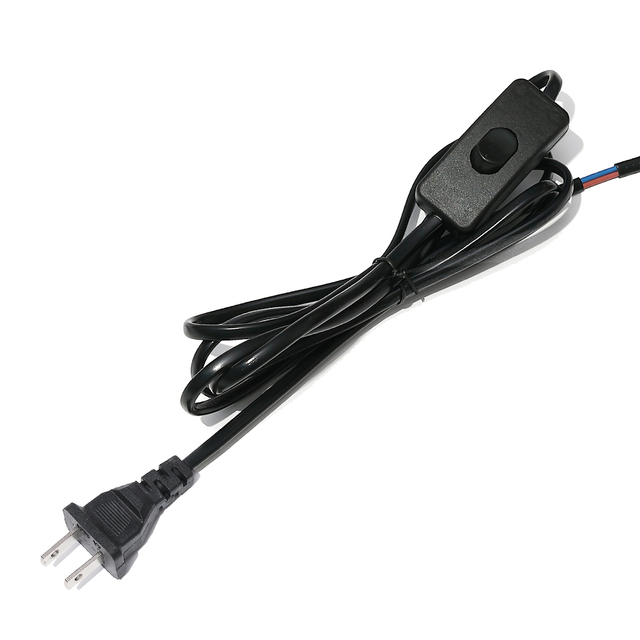 High quality switch power cord with 303 switch power cord, desk lamp electric power cord, flat socket power cord