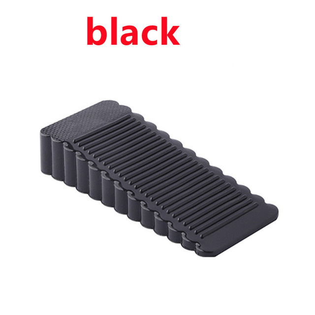 1pc Silicone Safety Door Stop Block Wedge Door Handle Stopper Home Office Door Back Retainer Anti-collision Stopper Door Stop