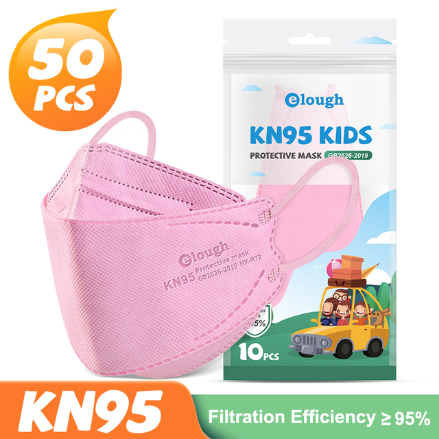 أطفال KN95 موضة قناع الوجه الأطفال FPP2 mascarilla ffp2 infantil masque noir ffp2fan ce قابلة لإعادة الاستخدام التنفس ffp 2 قناع مرشح