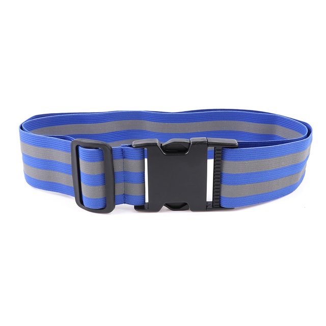 Safety Reflective Belt Elastic Band Waist Protection Reflective Night Running Safety Belt For Running Cycling Walking