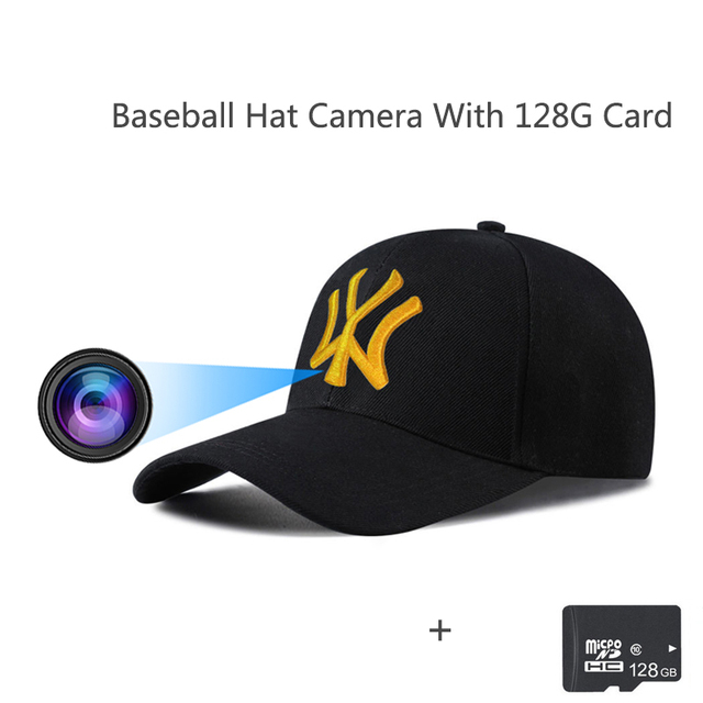 HD 1080P Wearable Baseball Hat Camera Fashion Baseball Cap Wifi Camera For Outdoor Travel Manual Recording Remote Monitoring