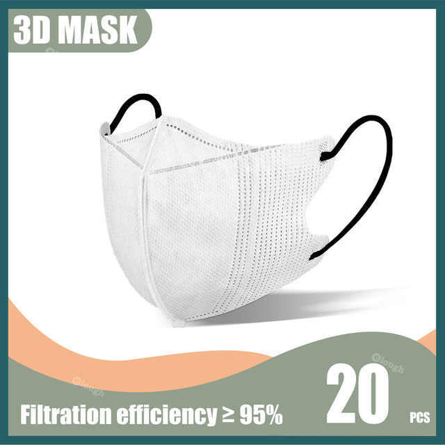 20/50/100pcs KN95 Masks FFP2 Mascarillas KN95 Certificadas Mascarillas FPP2 Colors Mascara KN95 Adulto Cubrebocas KN95 Mask FP2