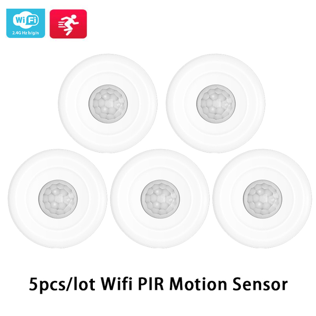 WiFi Smart PIR Motion Sensor 360 Degree All Round Wireless Detection Infrared Detector Home Security Tuya Remote Control Thief