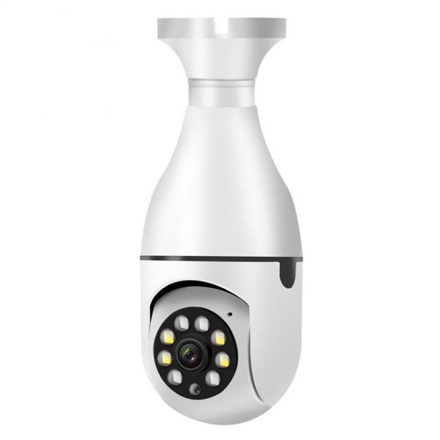 1080P E27 Bulb Wifi Camera Night Vision Full Color Automatic Human Tracking 4x Digital Zoom Video Indoor Security Screen