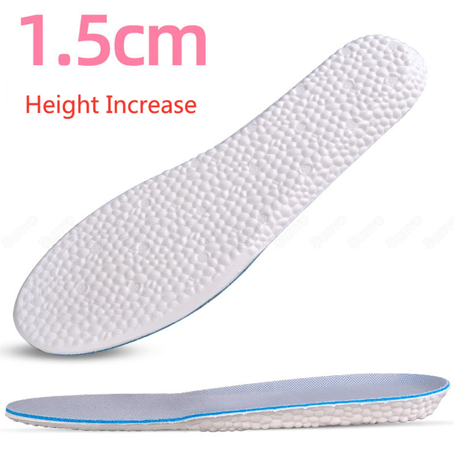 Memory Foam Height Increase Insoles For Men Women Shoes Insert Sneakers Heel Lift Mold EVA Material Increase Insole