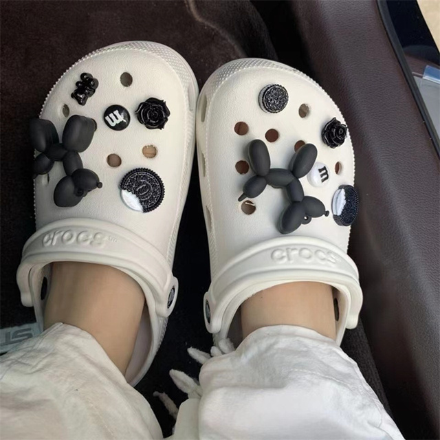 لطيف Crocs السحر الفاخرة مصمم حجر الراين بلينغ اللؤلؤ سلسلة ل Croc حذاء زهرة اكسسوارات هدية ل تسد فتاة