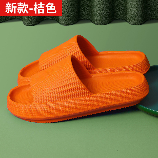 Indoor thick platform slippers women's home non-slip height increasing shoes bathroom shower waterproof non-slip slippers