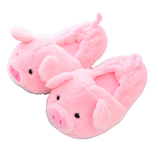 Women lovely flip flop cute pig girls hape home floor soft stripe slippers women's shoes winter spring warm shoes chaussure femme