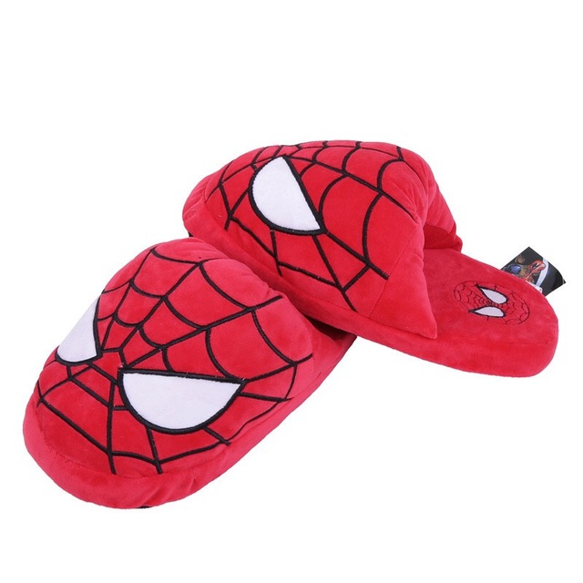 Plush Indoor Slippers For Men Women Superhero Shoes Cartoon Adult Winter In 4 Styles Available