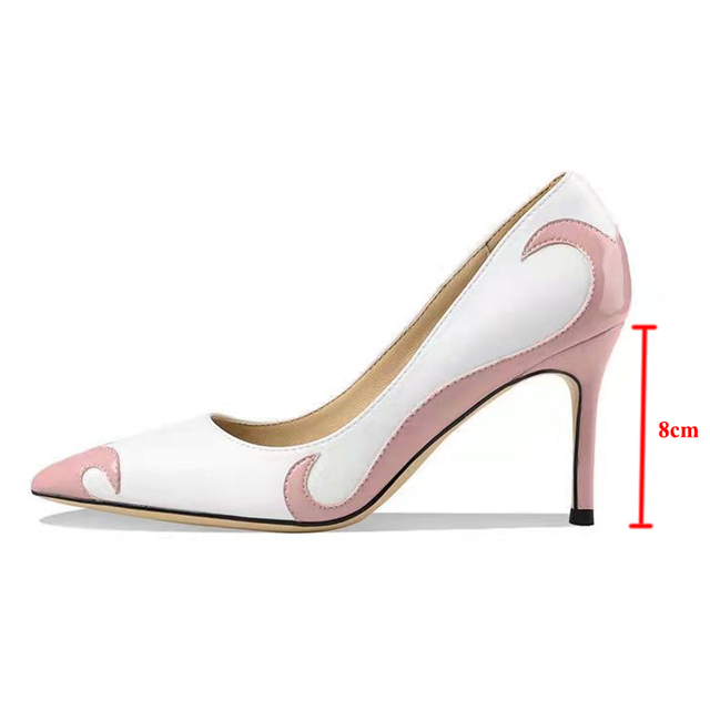 Rimocy Women's Pumps 2022 Spring Autumn Fashion Mix Color High Heels Pumps Women Sexy Pointed Toe Stiletto Heeled Party Shoes