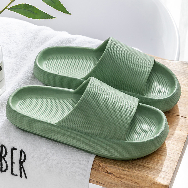 2022 Cloud Sandals Home Slippers Summers Thick Platform Womens Indoor Bathroom Anti-slip Slides Ladies Men's Shoes Dropshipping