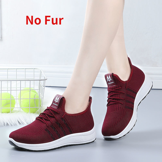 Winter Sneakers For Women Running Shoes Outdoor Brand Sneakers Mesh Breathable Light Sneaker Lace-up Shoes Woman Gym Trainers