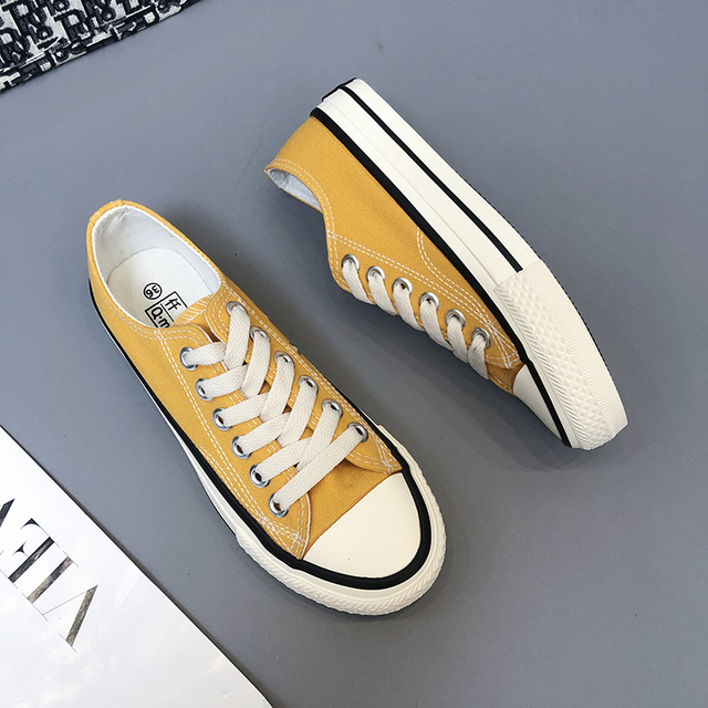 2022 new flat shoes sole canvas lace up sports casual shoes female students light fashion women's shoes small white shoes