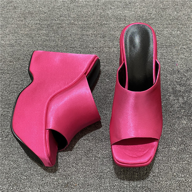 CONASCO New Sexy Women Sandals Piece High Heels Platforms Summer Party Wedding Shoes Woman Night Club Prom Pumps Sandals