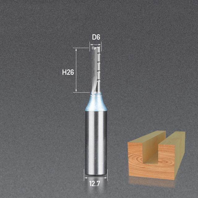 12.7 مللي متر shank-1pcs ، cnc الصلبة كربيد النجارة النقش راوتر بت ، 3 المزامير مستقيم الخشب الطحن القاطع ، TCT قطع نهاية مطحنة