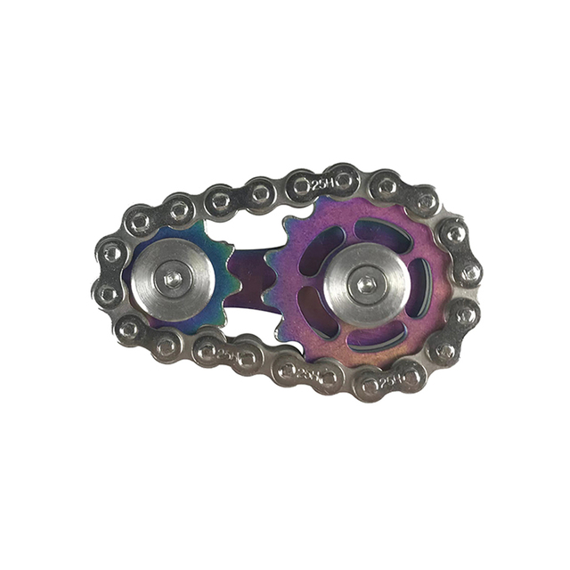 Flywheel sprockets finger sprocket sprockets EDC chains metal toy gear chain slewing landing ship road sprocket rotor