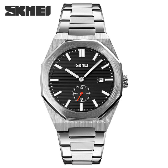 New Sport Wristwatch For Man SKMEI Top Brand Stainless Steel Waterproof Watches Men Watch Military Quartz Wristwatch Montre Homme