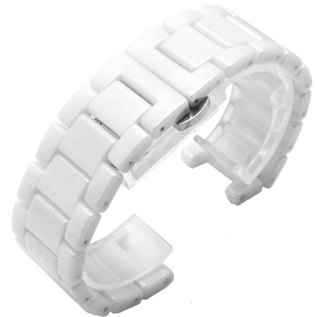 High quality ceramic bracelet for GC watches, ceramic serrated bracelet, fashion