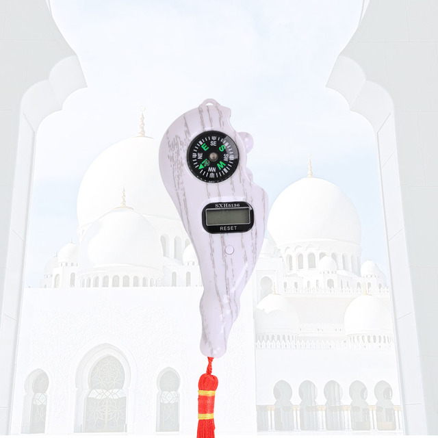 Stock ready digital Tasbih electronic rosary logger counter with compass SXH5136