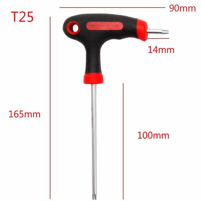 T-shaped hex screwdriver, wrench tool, T10/15/20/25/30/40