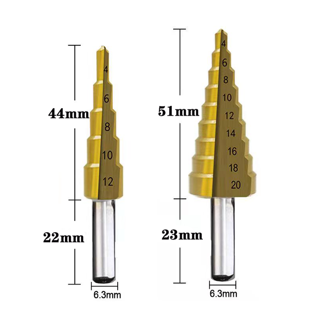 High Speed ​​Steel Drill Bit Professional Tools Hole Saw Sets Set Of Drills For Metal Woodworking Power Tools HSS Step Drill