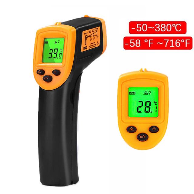 Infrared Digital Thermometer GM320 Non-Contact Thermometer Thermometer -50~380/-50~600°C