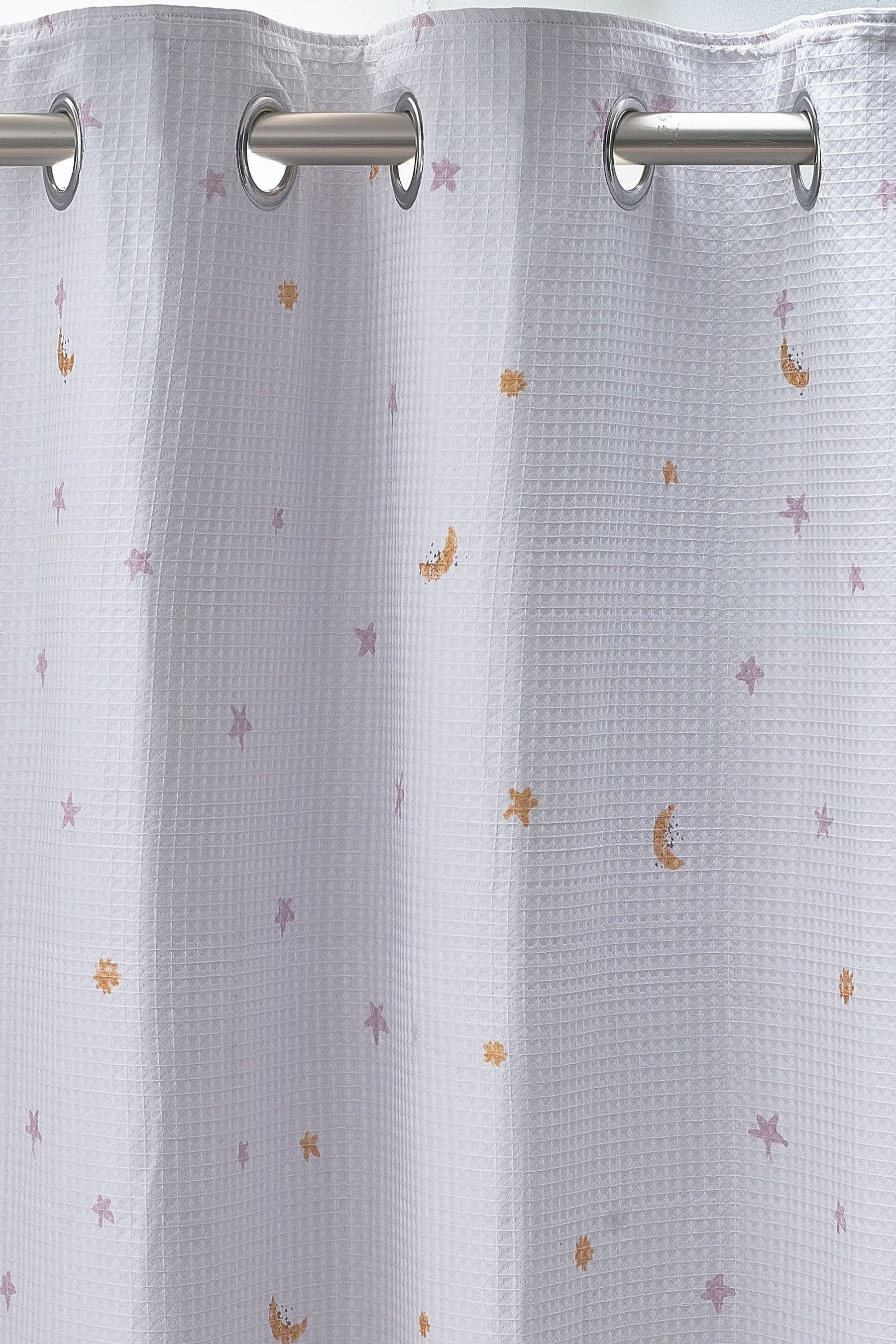 Unicorn Waffle Eyelet Blackout Curtains