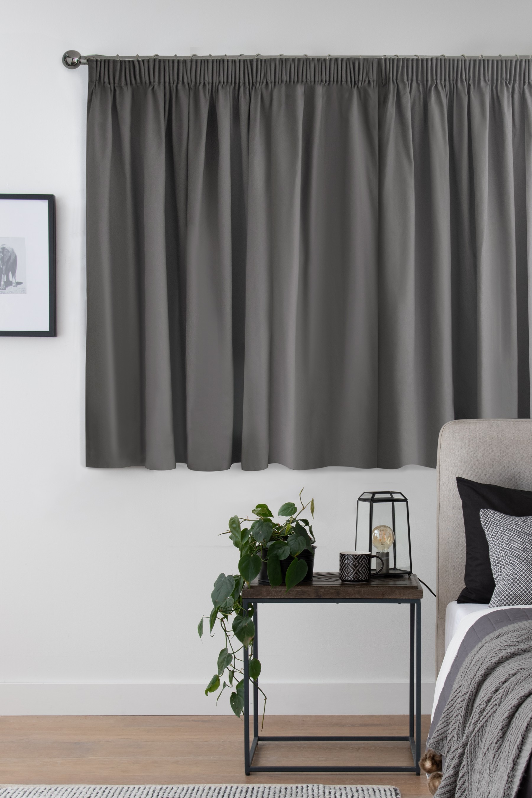 Cotton Curtains Pencil Pleat Blackout/Thermal