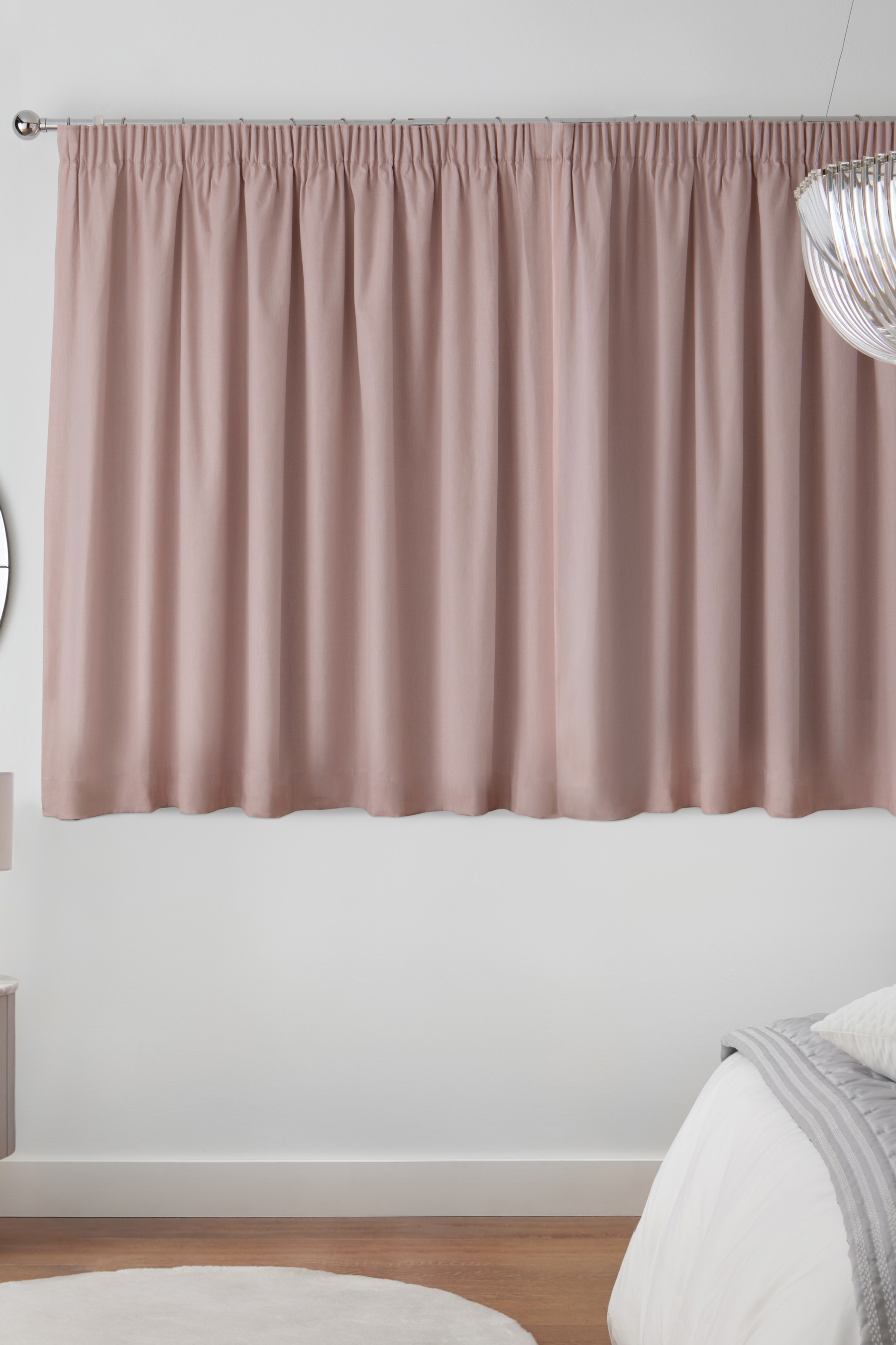 Cotton Curtains Pencil Pleat Blackout/Thermal