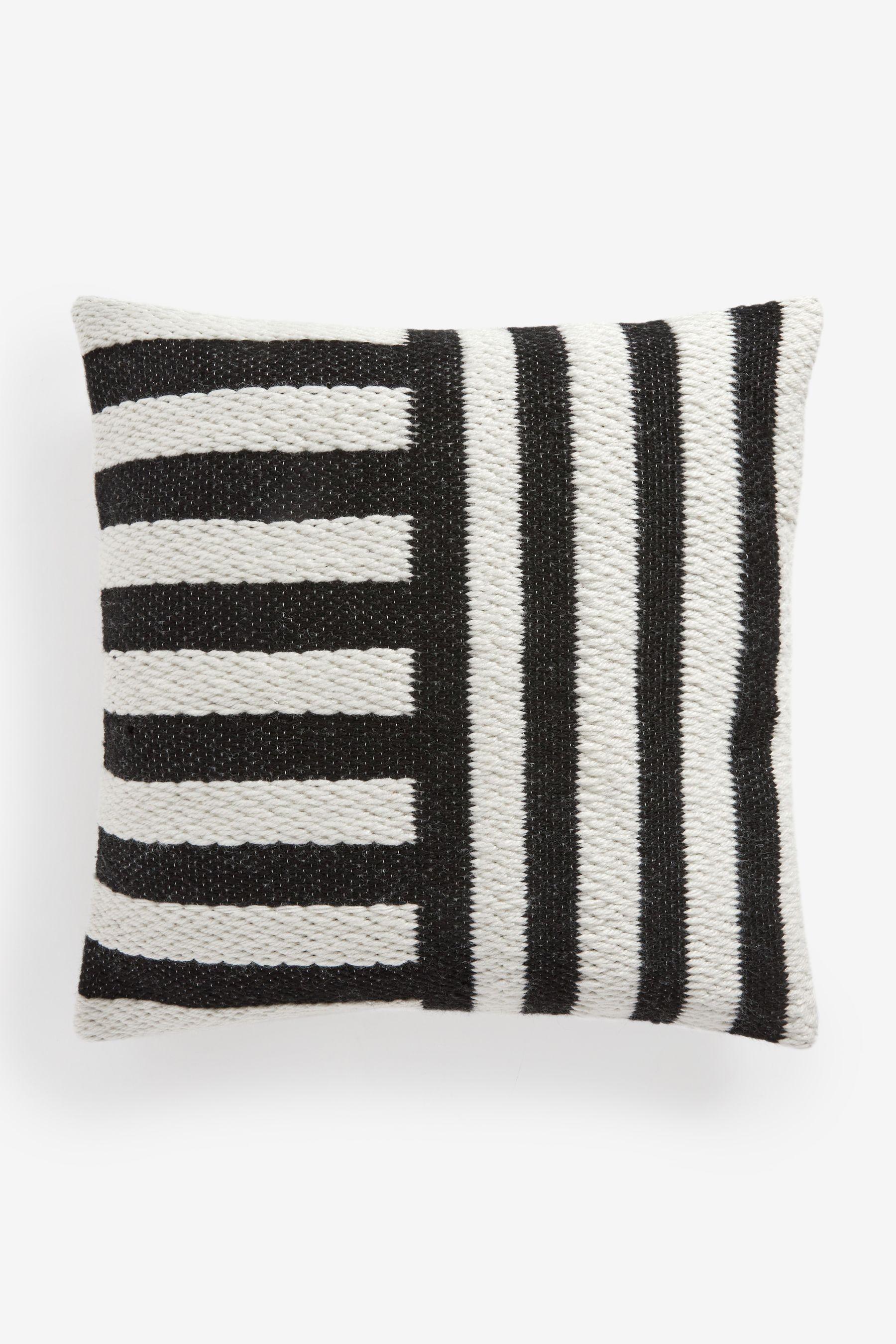 Monochrome Stripe Indoor/Outdoor Cushion