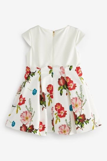 Baker by Ted Baker White Floral Dress