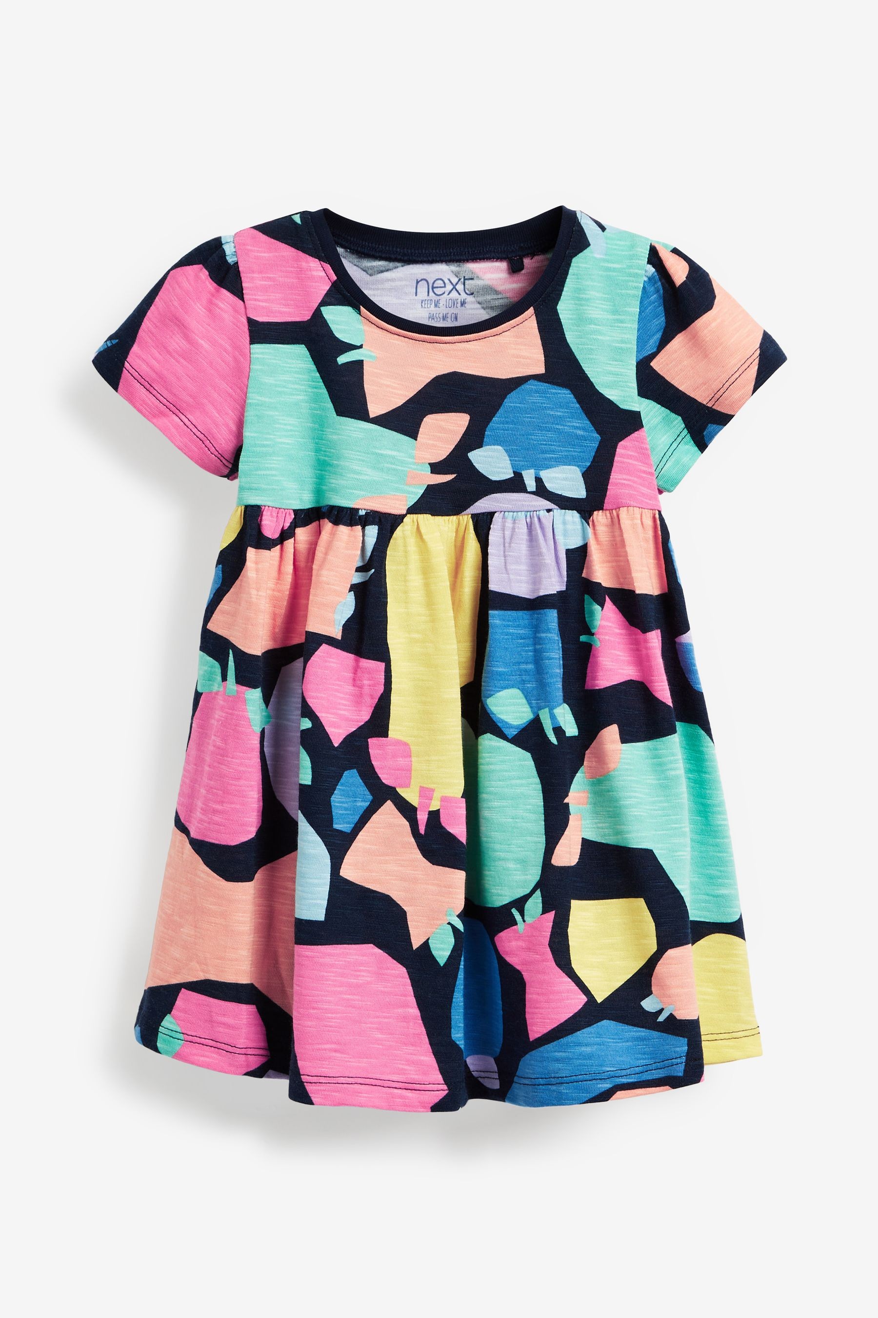 Short Sleeve Jersey Dress (3mths-7yrs)