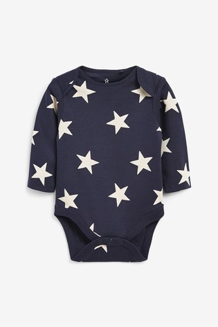 Long Sleeve Baby Bodysuits 3 Pack (0mths-3yrs)