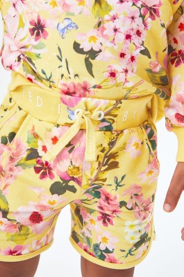 Baker by Ted Baker Floral Sweatshirt and Shorts Set