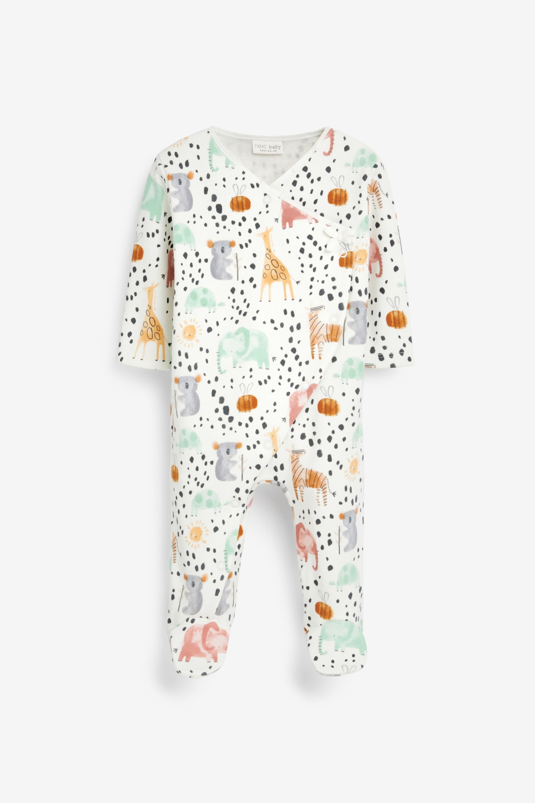 Fleece Lined Baby Sleepsuit (0mths-2yrs)