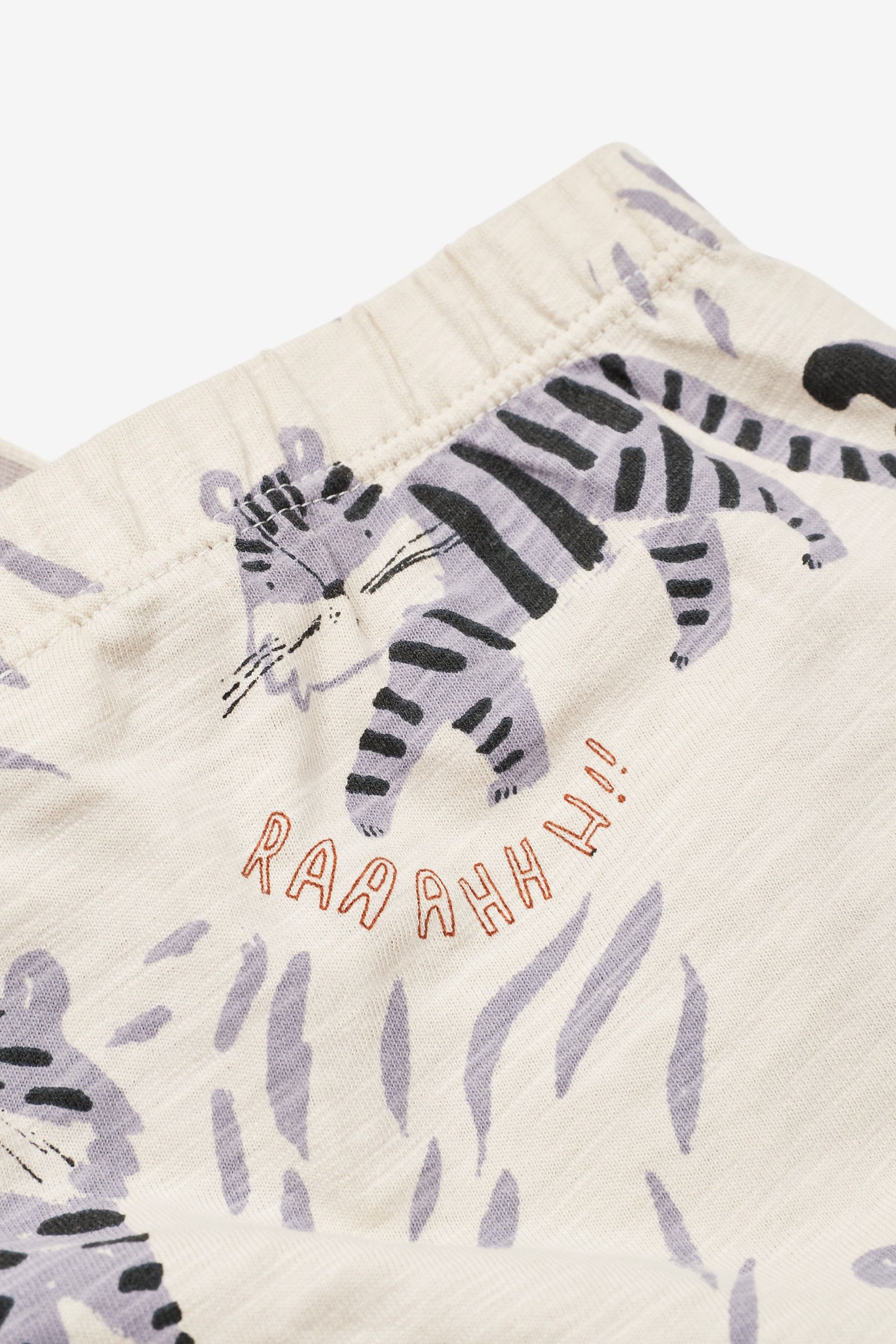 Baby 2 Piece Tiger Printed T-Shirt And Leggings Set (0mths-2yrs)