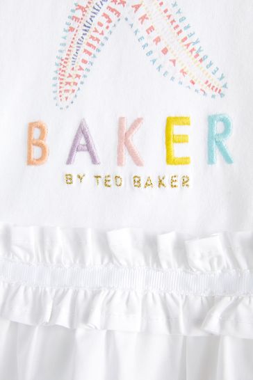 Baker by Ted Baker White Starfish T-Shirt And Leggings Set