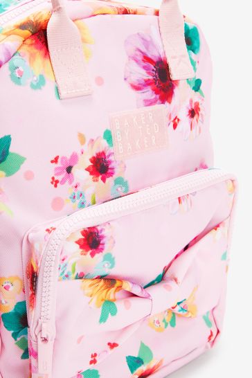 Baker by Ted Baker Pink Floral Backpack