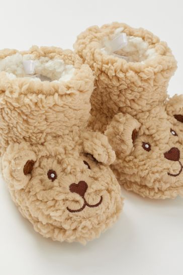 Lipsy Bear Bootie Slipper (Younger)