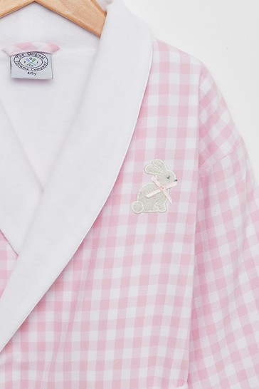 Trotters London Pink Freya Bathrobe