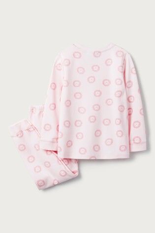 The White Company Pink Lion Print Pyjamas