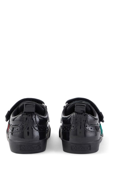 Kickers Infants Tovni Brogue Patent Leather Shoes