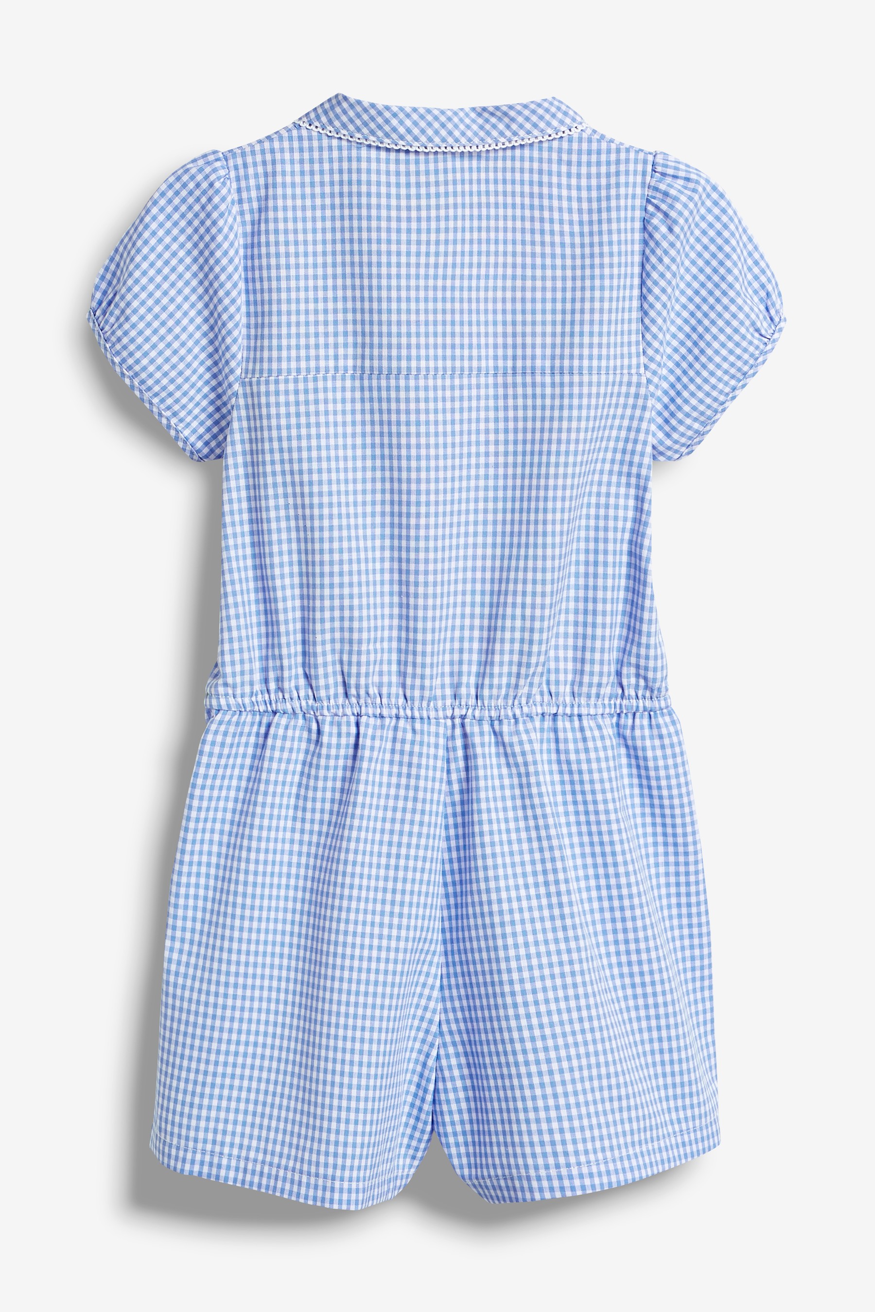 Gingham School Playsuit (3-14yrs)