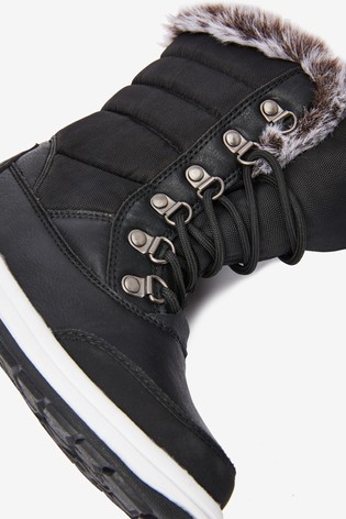 Waterproof Warm Faux Fur Lined Snow Boots