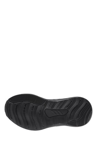 adidas Black Fortarun Youth + Junior Trainers